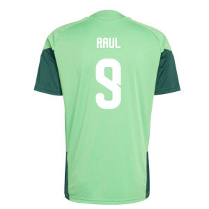 2026-2027 Mexico Training Jersey (Semi Flash Green) (Raul 9)