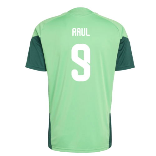 2026-2027 Mexico Training Jersey (Semi Flash Green) (Raul 9)