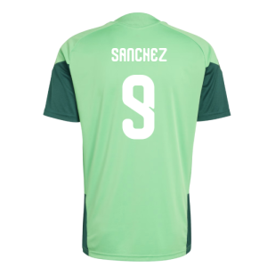 2026-2027 Mexico Training Jersey (Semi Flash Green) (Sanchez 9)
