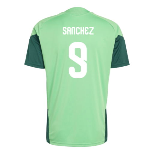2026-2027 Mexico Training Jersey (Semi Flash Green) (Sanchez 9)
