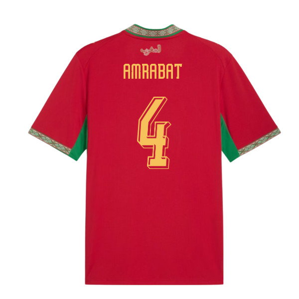 2026-2027 Morocco Home Shirt (Amrabat 4)