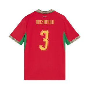 2026-2027 Morocco Home Shirt (Kids) (Mazraoui 3)