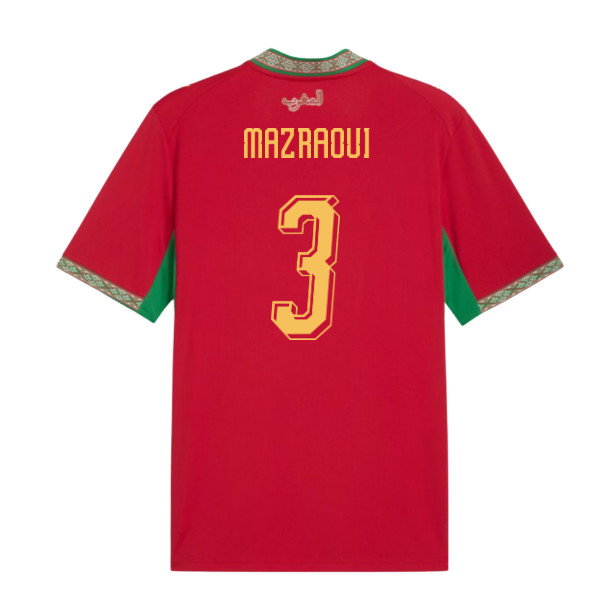 2026-2027 Morocco Home Shirt (Mazraoui 3)