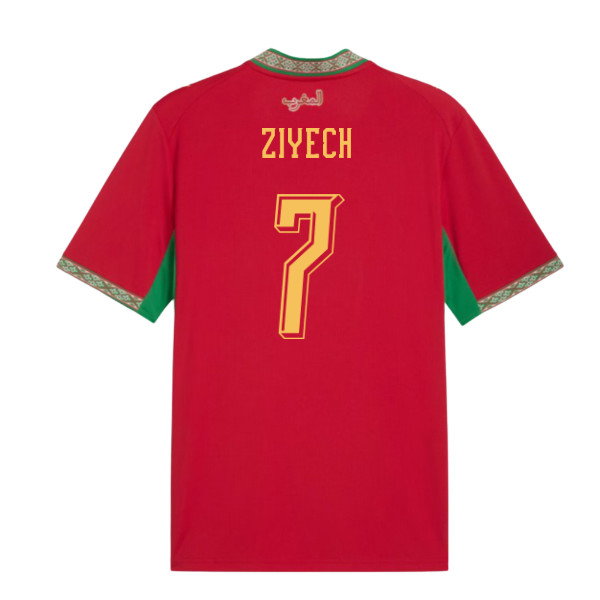 2026-2027 Morocco Home Shirt (Ziyech 7)