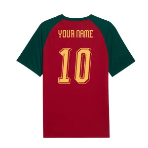 2026-2027 Morocco Warm Up Jersey (Dark Crimson)