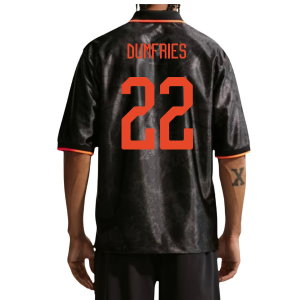 2026-2027 Netherlands Dri-Fit Energy Shirt (Black) (Dumfries 22)
