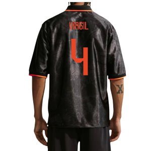 2026-2027 Netherlands Dri-Fit Energy Shirt (Black) (Virgil 4)