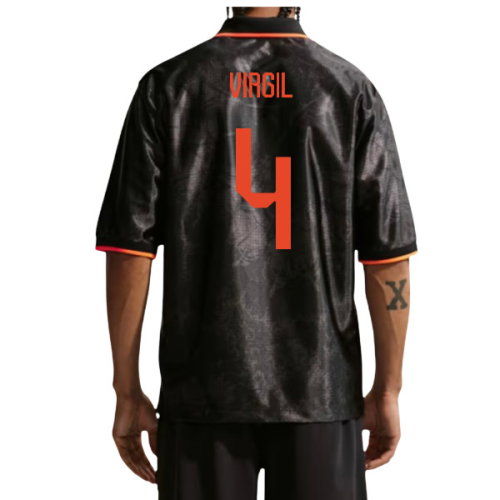 2026-2027 Netherlands Dri-Fit Energy Shirt (Black) (Virgil 4)