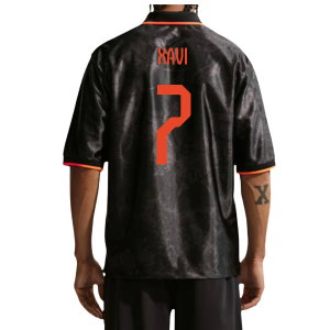 2026-2027 Netherlands Dri-Fit Energy Shirt (Black) (Xavi 7)
