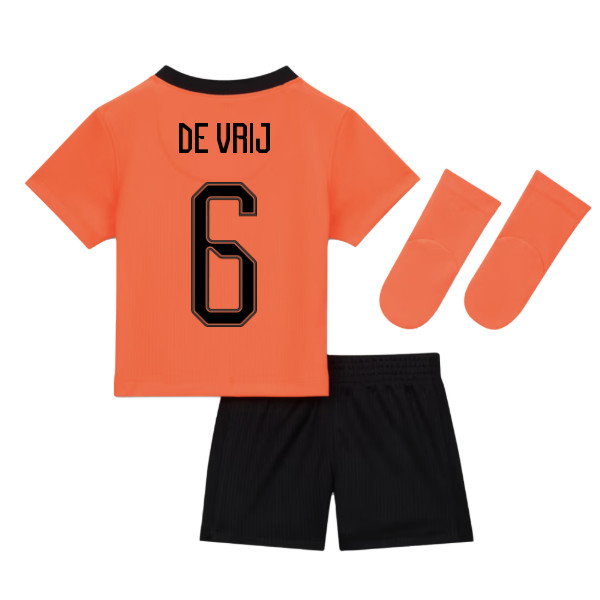 2026-2027 Netherlands Home Baby Kit (De Vrij 6)