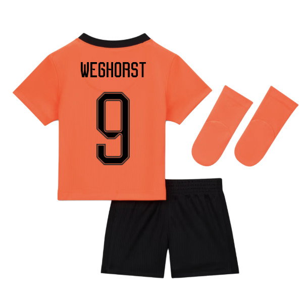 2026-2027 Netherlands Home Baby Kit (Weghorst 9)