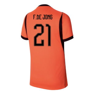 2026-2027 Netherlands Home Shirt (Kids) (F.De Jong 21)