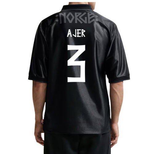 2026-2027 Norway Dri-Fit Energy Shirt (Black) (Ajer 3)