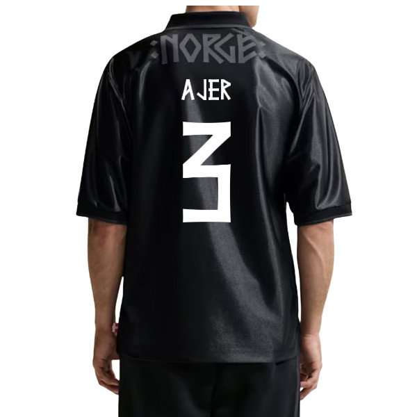2026-2027 Norway Dri-Fit Energy Shirt (Black) (Ajer 3)