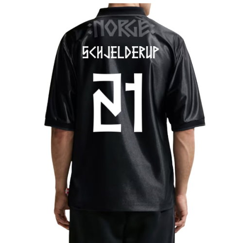 2026-2027 Norway Dri-Fit Energy Shirt (Black) (Schjelderup 21)