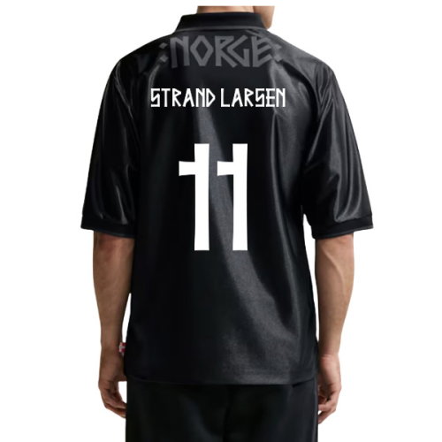 2026-2027 Norway Dri-Fit Energy Shirt (Black) (Strand Larsen 11)