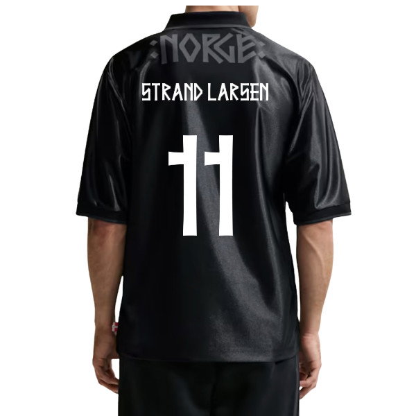 2026-2027 Norway Dri-Fit Energy Shirt (Black) (Strand Larsen 11)