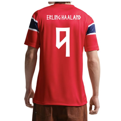 2026-2027 Norway Home Shirt (Erling Haaland 9)