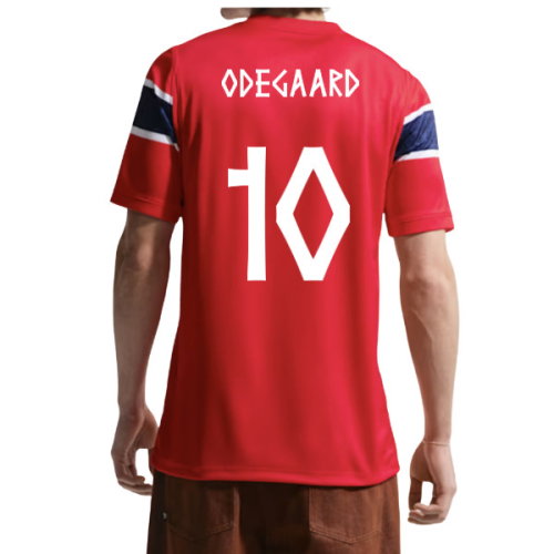 2026-2027 Norway Home Shirt (Odegaard 10)