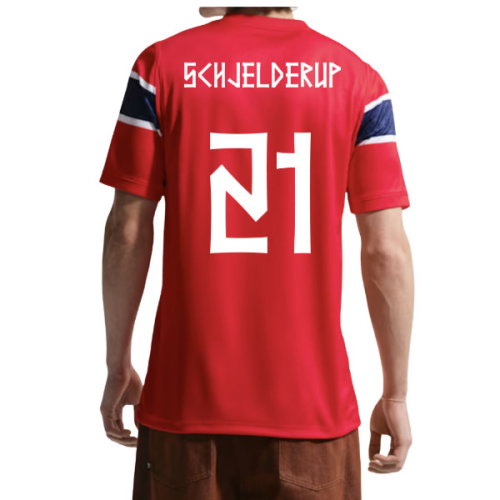 2026-2027 Norway Home Shirt (Schjelderup 21)