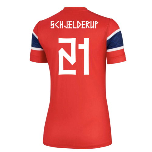 2026-2027 Norway Home Shirt (Womens) (Schjelderup 21)