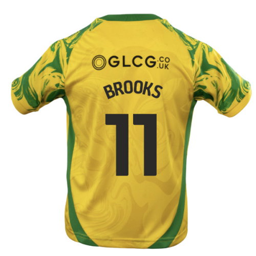2026-2027 Norwich City Home Shirt (Kids) (Brooks 11)