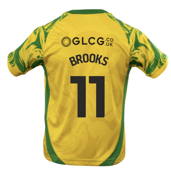 2026-2027 Norwich City Home Shirt (Kids) (Brooks 11)