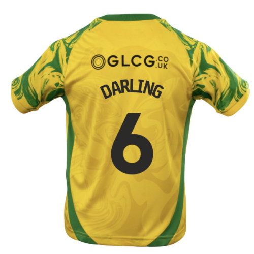 2026-2027 Norwich City Home Shirt (Kids) (Darling 6)