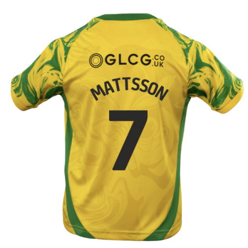 2026-2027 Norwich City Home Shirt (Kids) (Mattsson 7)