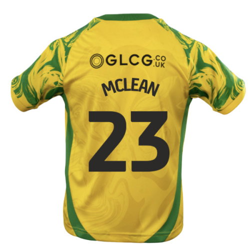 2026-2027 Norwich City Home Shirt (Kids) (McLean 23)