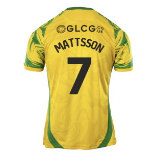 2026-2027 Norwich City Home Shirt (Mattsson 7)