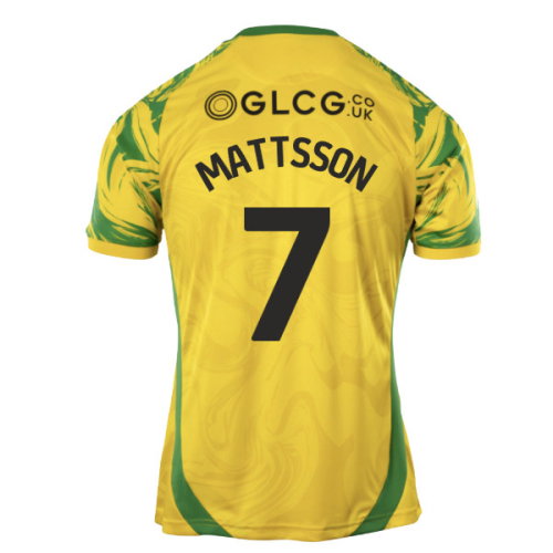2026-2027 Norwich City Home Shirt (Mattsson 7)