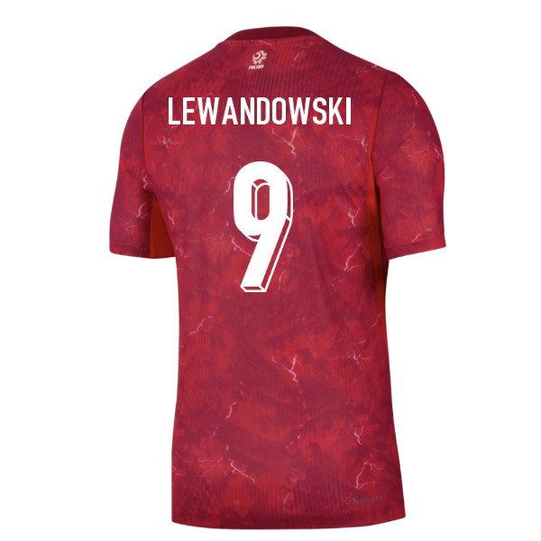 2026-2027 Poland Authentic Away Shirt (Lewandowski 9)