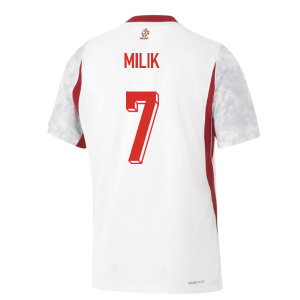 2026-2027 Poland Authentic Home Shirt (Milik 7)
