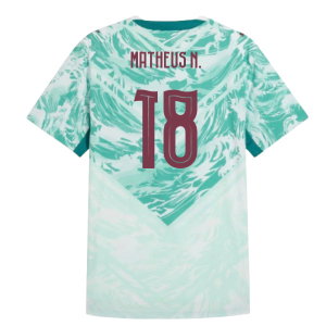 2026-2027 Portugal Authentic Away Shirt (Matheus N. 18)