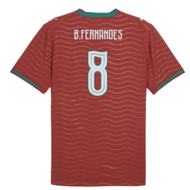 2026-2027 Portugal Authentic Home Shirt (B.Fernandes 8)