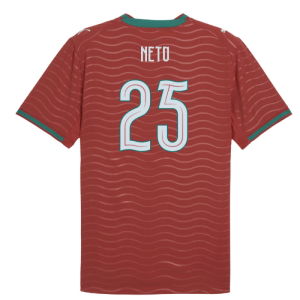 2026-2027 Portugal Authentic Home Shirt (Neto 25)