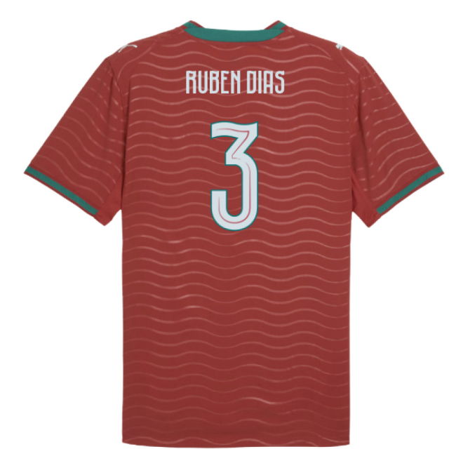 2026-2027 Portugal Authentic Home Shirt (Ruben Dias 3)