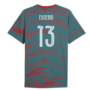 2026-2027 Portugal FtblCulture Tee AOP (Red) (Eusebio 13)