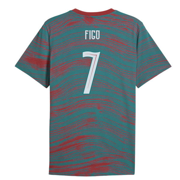 2026-2027 Portugal FtblCulture Tee AOP (Red) (Figo 7)