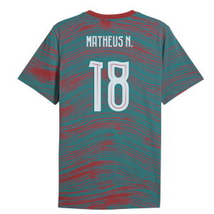 2026-2027 Portugal FtblCulture Tee AOP (Red) (Matheus N. 18)