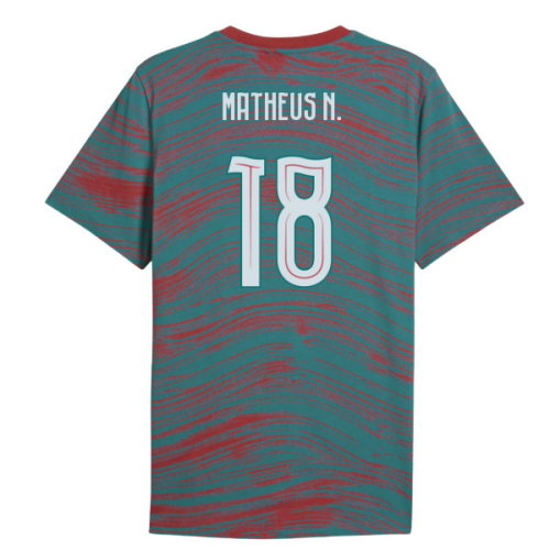 2026-2027 Portugal FtblCulture Tee AOP (Red) (Matheus N. 18)