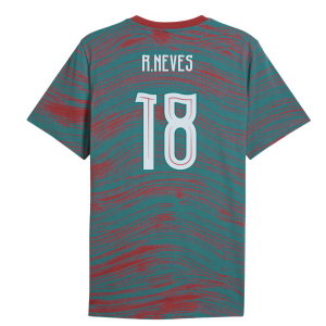 2026-2027 Portugal FtblCulture Tee AOP (Red) (R.Neves 18)