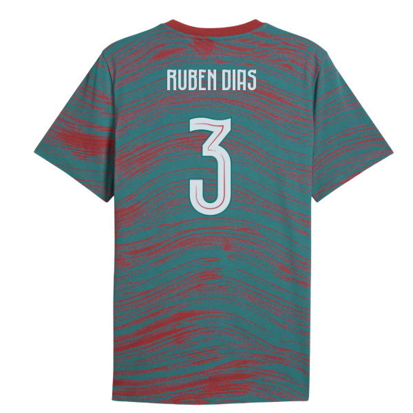 2026-2027 Portugal FtblCulture Tee AOP (Red) (Ruben Dias 3)