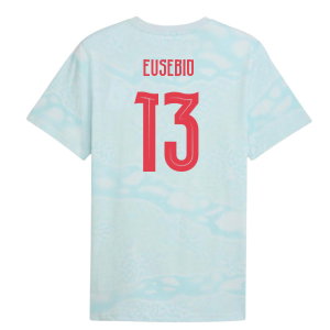 2026-2027 Portugal FtblCulture Tee AOP (Sea Glass) (Eusebio 13)