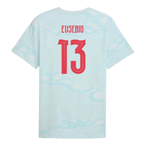 2026-2027 Portugal FtblCulture Tee AOP (Sea Glass) (Eusebio 13)