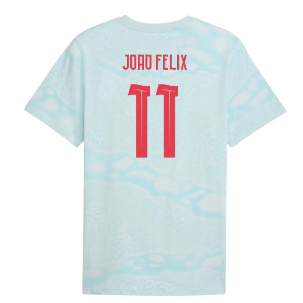 2026-2027 Portugal FtblCulture Tee AOP (Sea Glass) (Joao Felix 11)