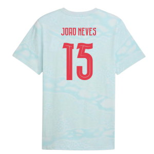 2026-2027 Portugal FtblCulture Tee AOP (Sea Glass) (Joao Neves 15)