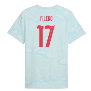 2026-2027 Portugal FtblCulture Tee AOP (Sea Glass) (R.Leao 17)