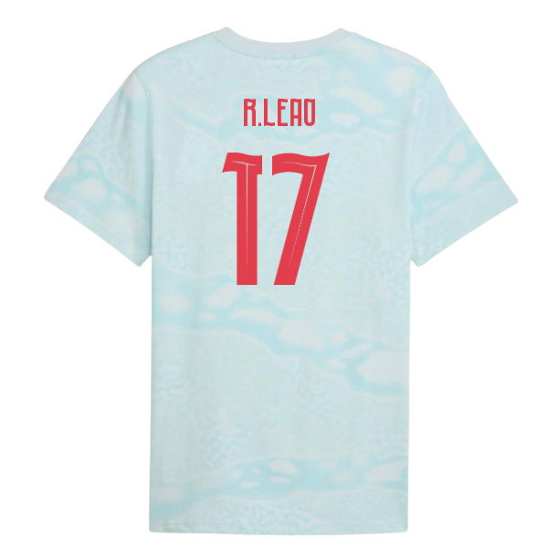 2026-2027 Portugal FtblCulture Tee AOP (Sea Glass) (R.Leao 17)